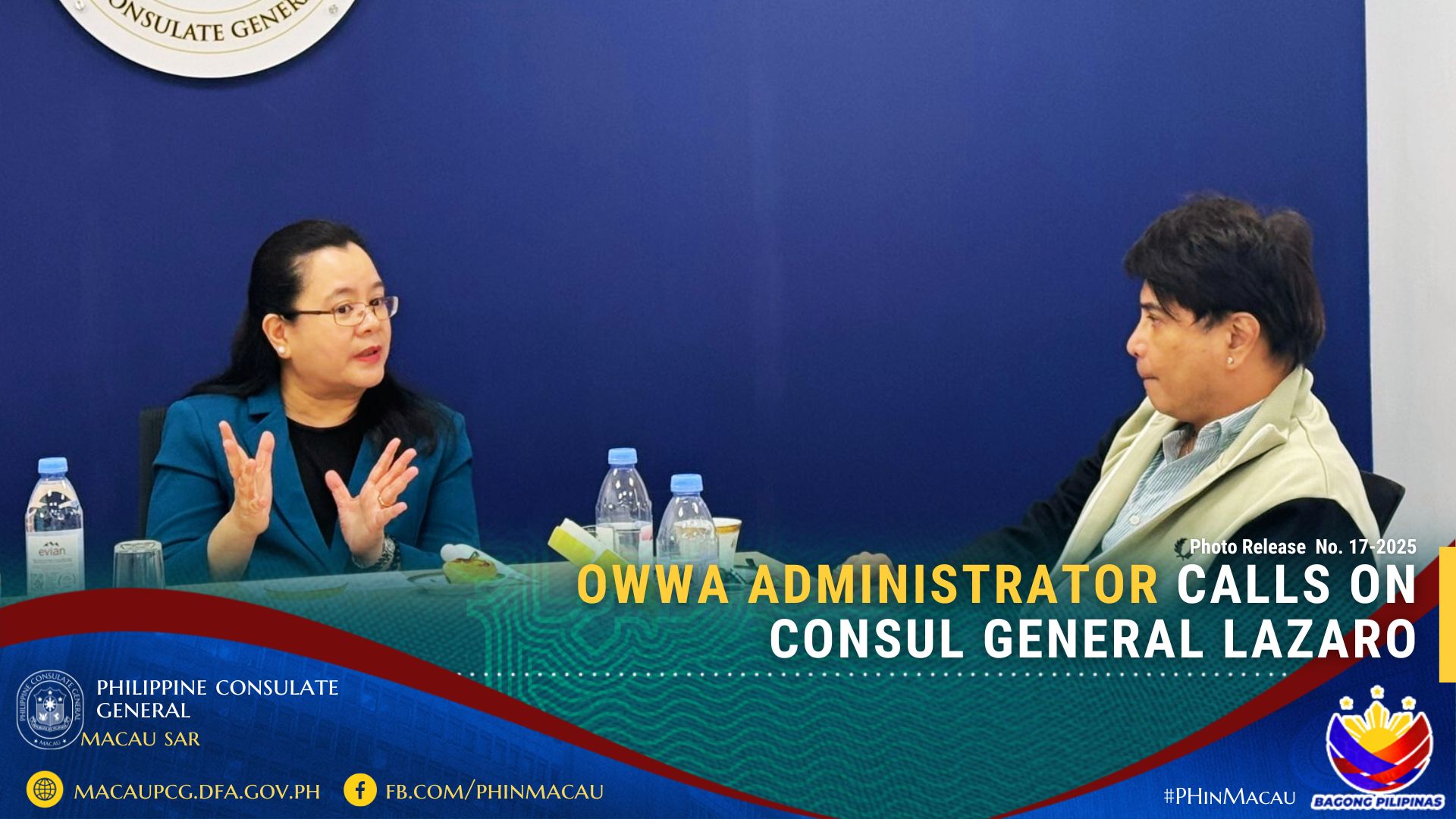 4 Photo Release No.17 2025 OWWA Administrator Calls on Consul General Lazaro