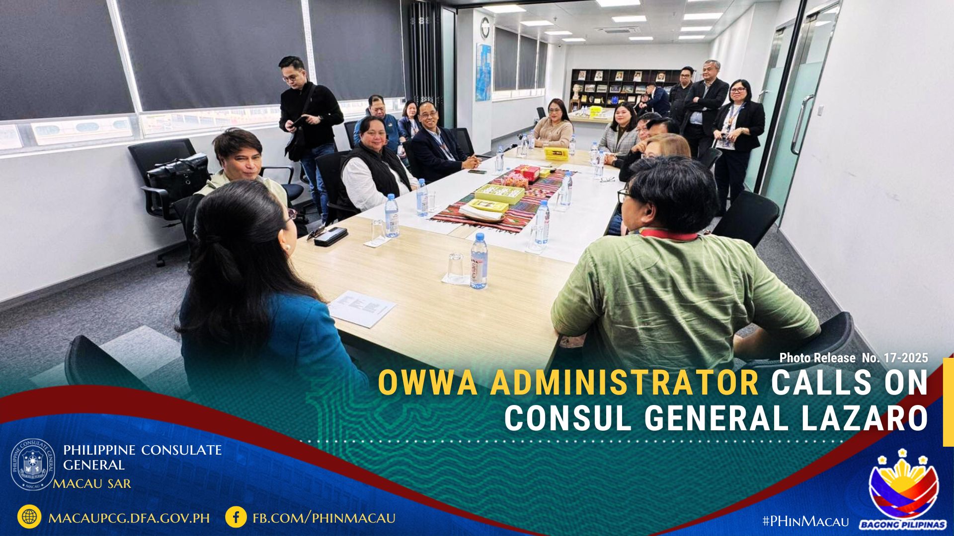 6 Photo Release No.17 2025 OWWA Administrator Calls on Consul General Lazaro
